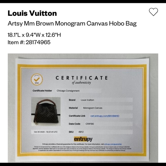 Louis Vuitton Artsy MM! Like new! Authentic with Certificate! - Picture 2 of 11